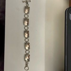 Didae floral sterling bracelet 7”